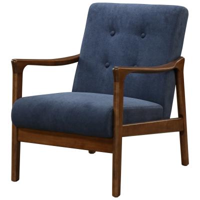 Nicholas Armchair in studio dark blue