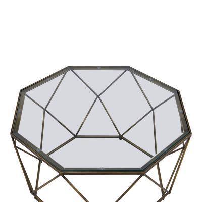 Mabel Glass Coffee Table Set of 2 - New Pacific Direct