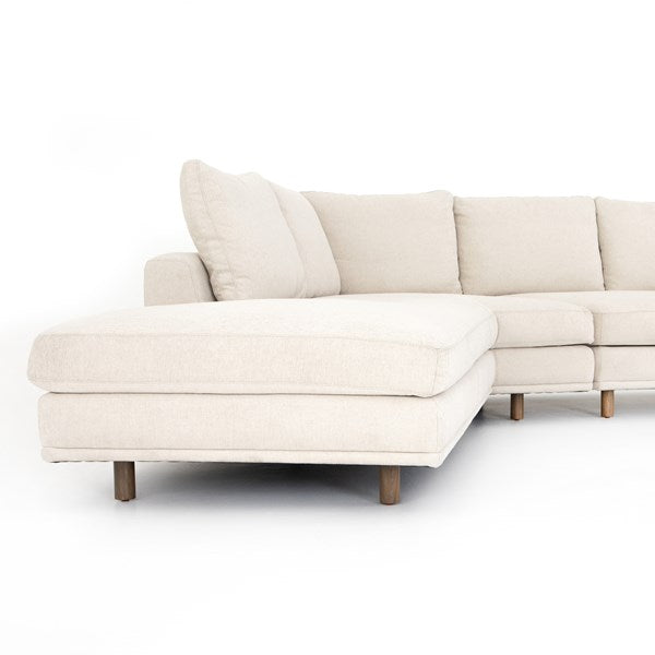 Dom 2 piece ivory sectional