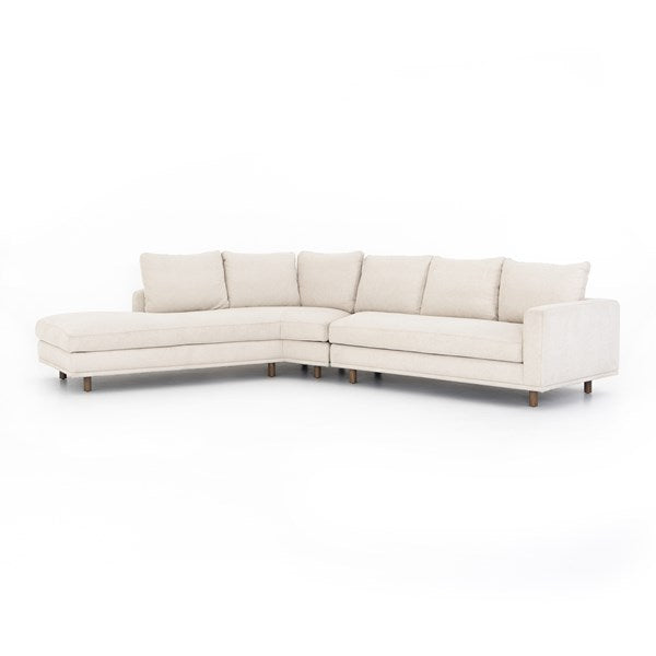 Dom 2 piece ivory sectional