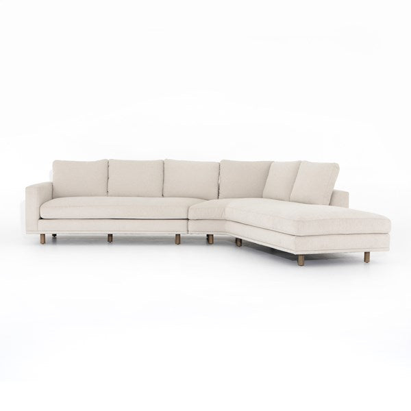 Dom 2 piece ivory sectional