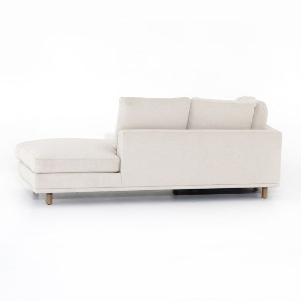 Dom 2 piece ivory sectional