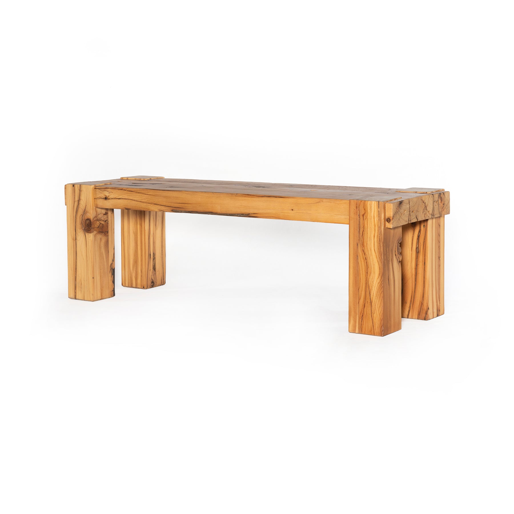 Alvaro bench oblique view