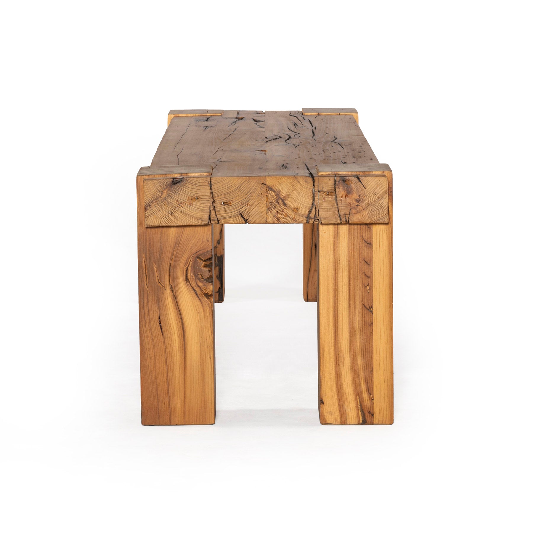 Alvaro bench side view