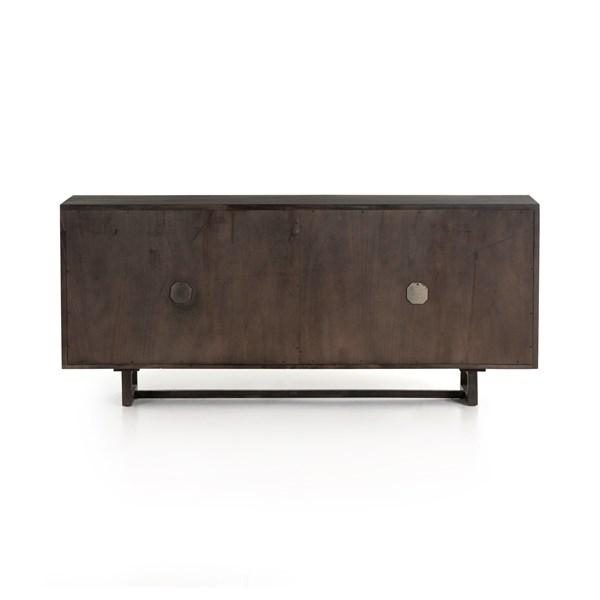 CLARITA SIDEBOARD | BLACK WASH MANGO | FOUR HANDS | CANE CABINET, MEDIA CONSOLE, CREDENZA