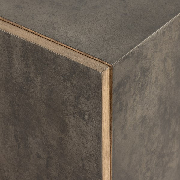 Bingham Media Console corner detail