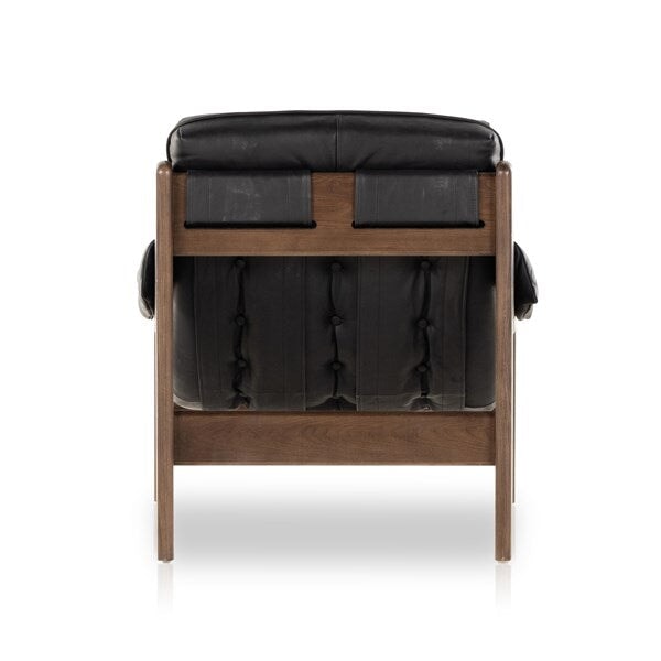 Halston Leather Chair | Leather chairs | City Home Portland Oregon