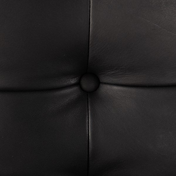 Halston Leather Chair - leather detail view