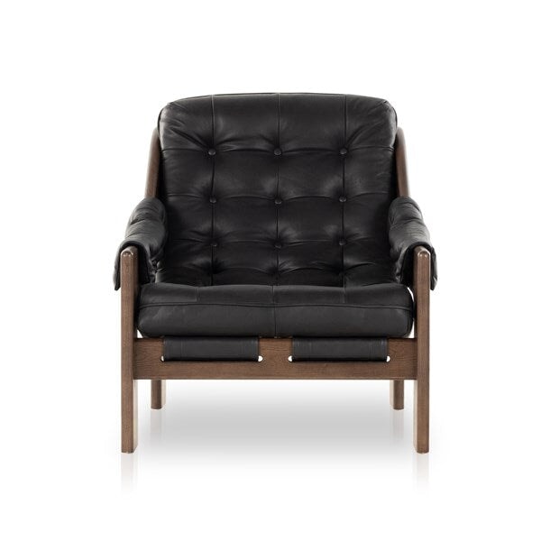 Halston Leather Chair - available at City Home PDX