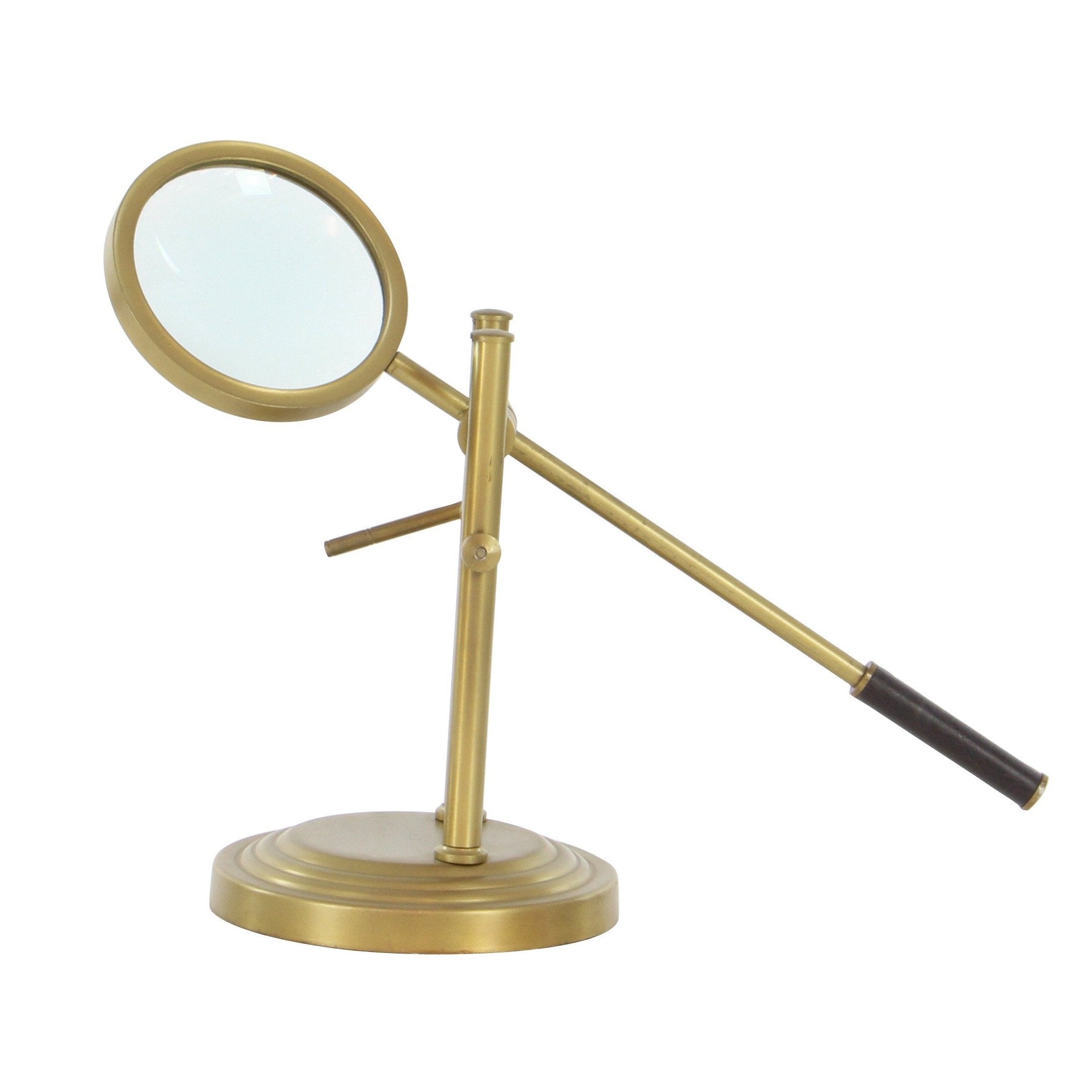 GO Home Brass Stand Up Magnifying Glass in the Office Accessories  department at