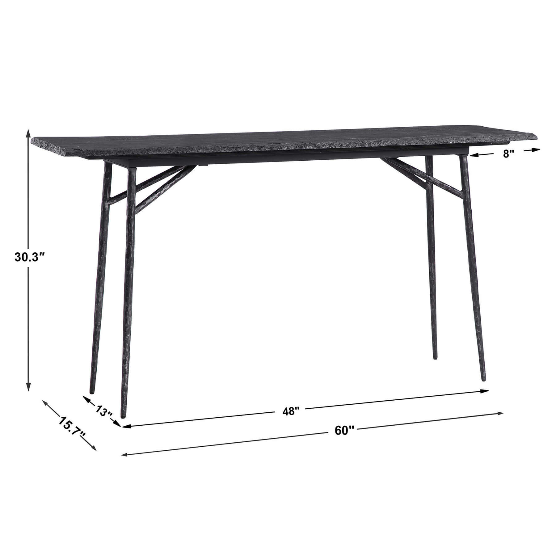 Kaduna console table dimensions