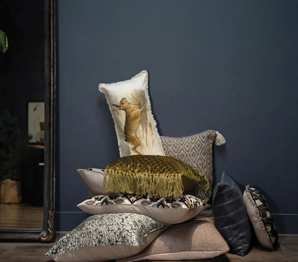 Rabbit Pillow with Fringe