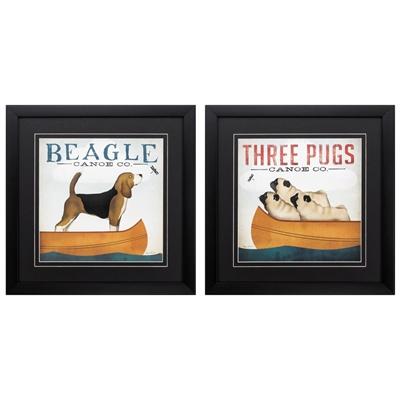 Framed Animal Wall Art "Dog's Life" - Propac