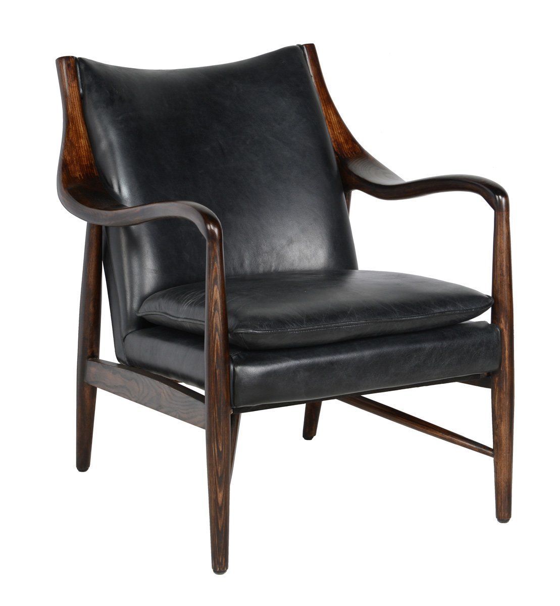 Kiannah Leather Club Chair - 3 Colors - Classic Home