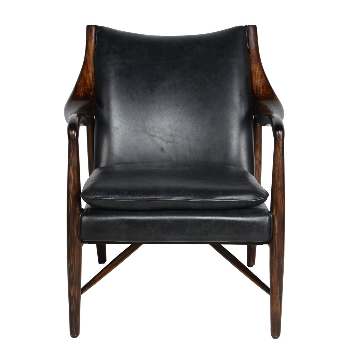 Kiannah Leather Club Chair - 3 Colors - Classic Home