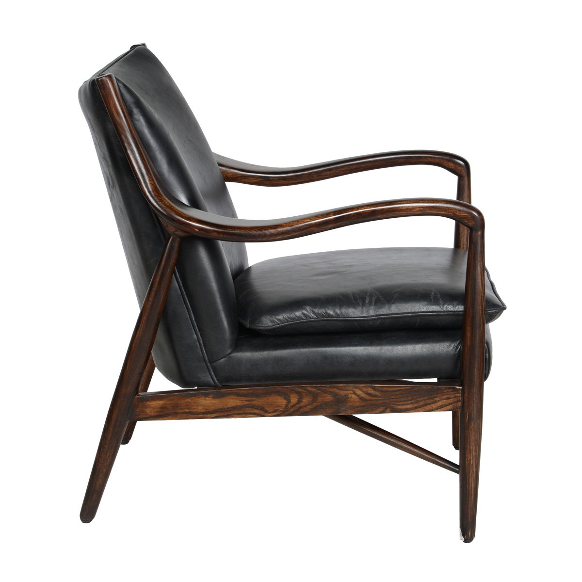 Kiannah Leather Club Chair - 3 Colors - Classic Home
