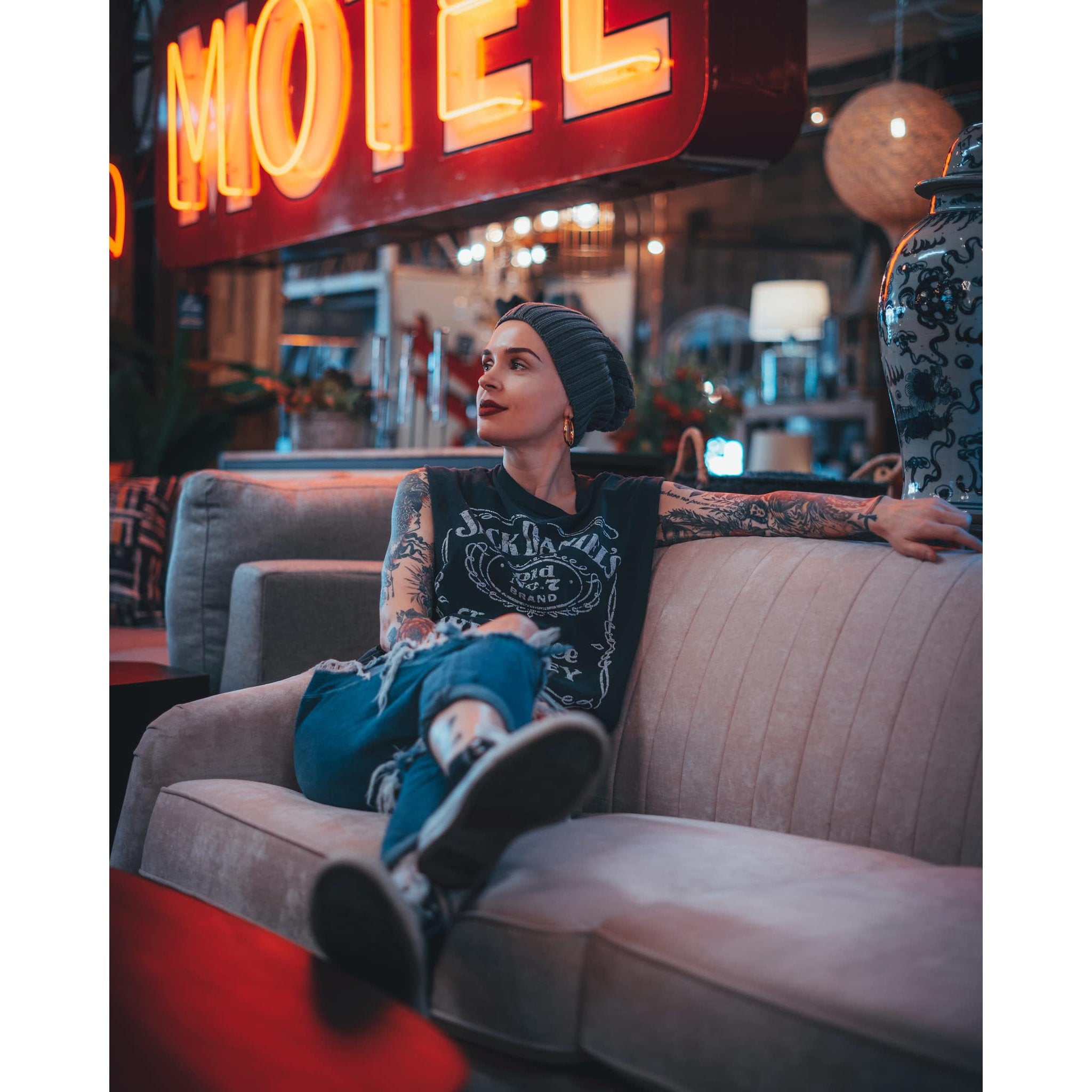 Betty Blush Pink Sofa - Porter