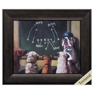Framed Animal Wall Art "Game Plan" - Propac
