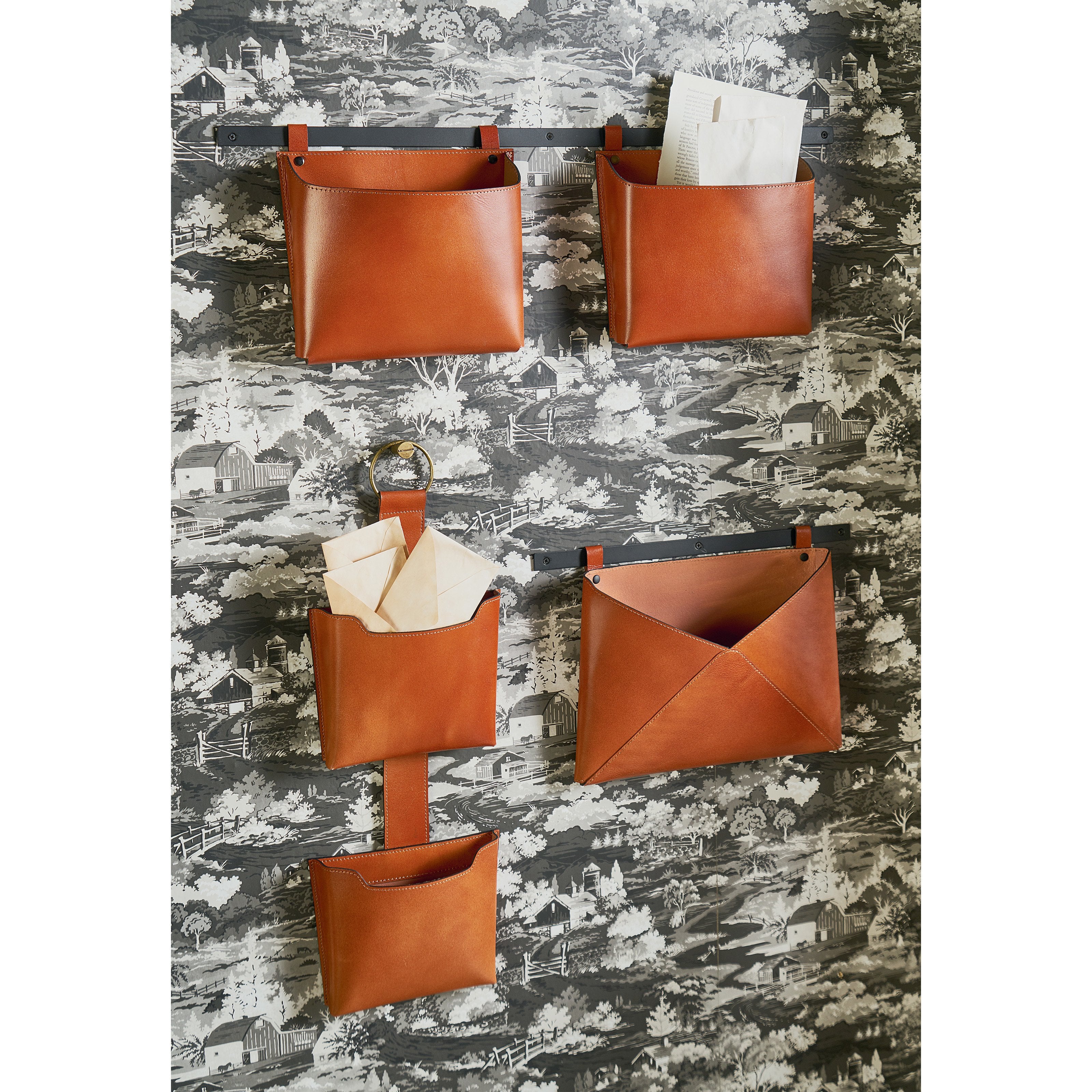 Lola Leather Wall Pocket - Magnolia Home