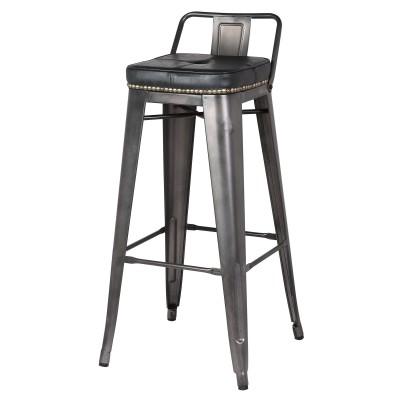 Metropolis Low Back Bar Stool - New Pacific Direct