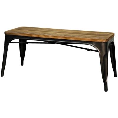 Metropolis Metal Bench - New Pacific Direct