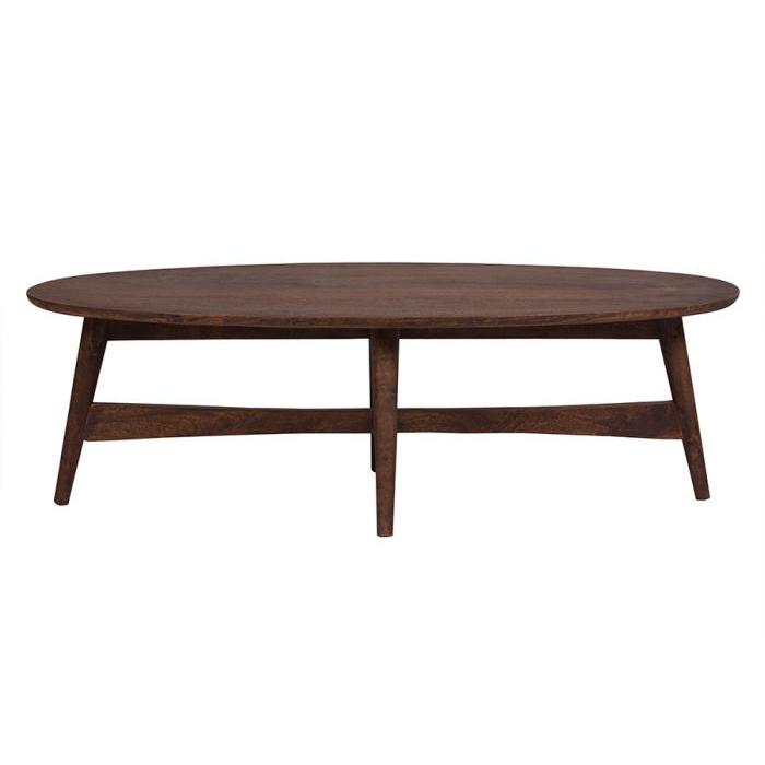 Baja Oval Wood Coffee Table - Porter