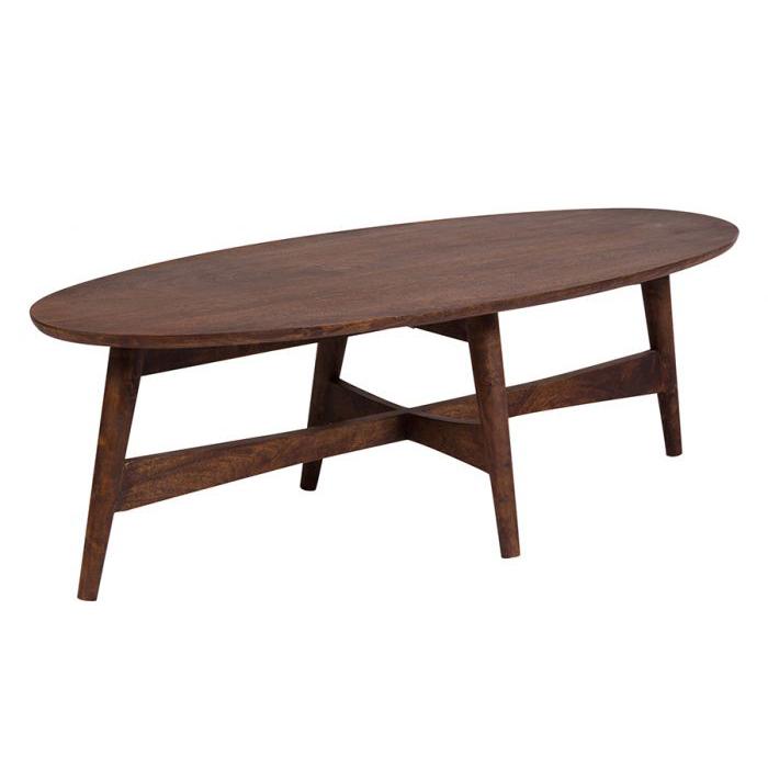 Baja Oval Wood Coffee Table - Porter