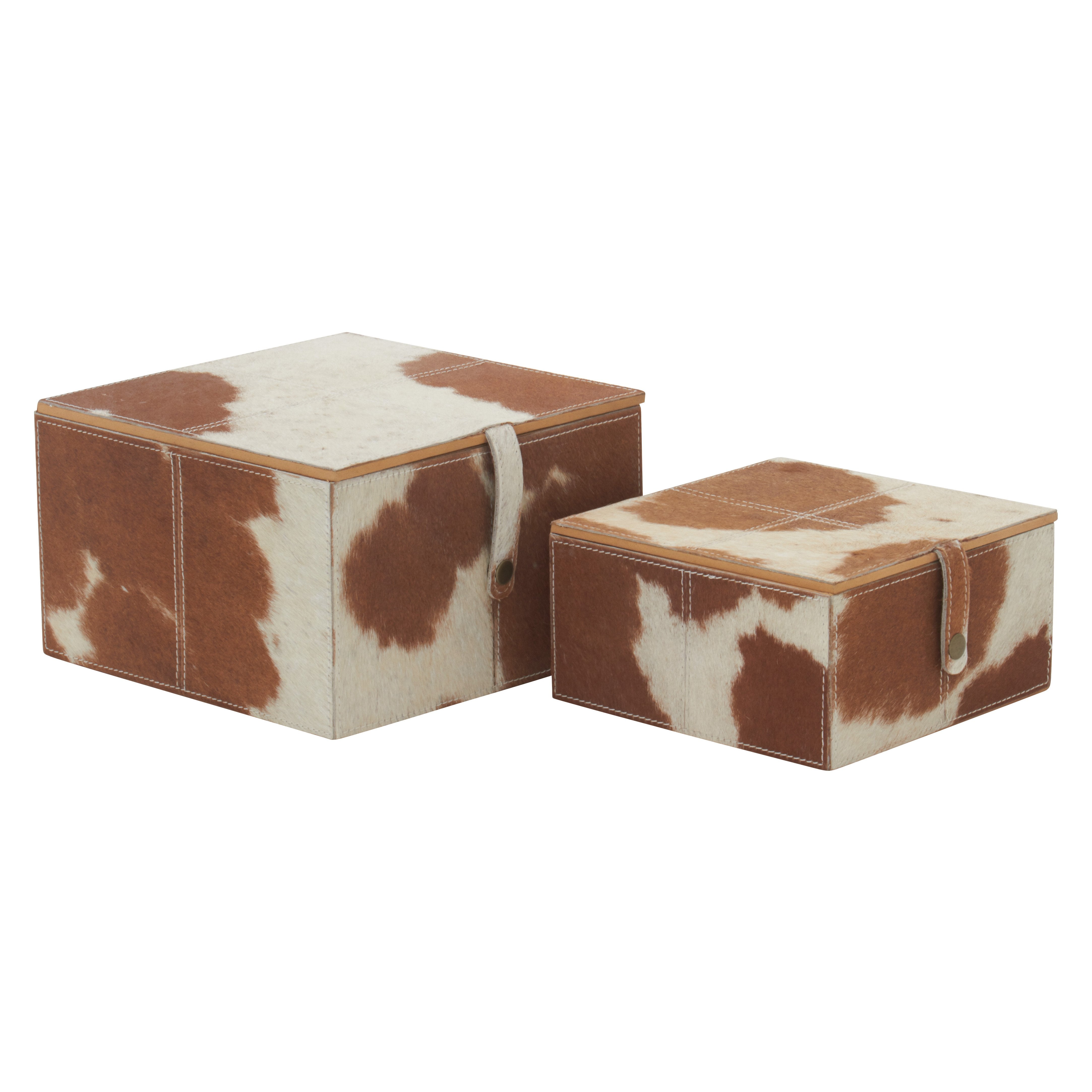 Cowhide Box Set | Farmhouse Décor | City Home