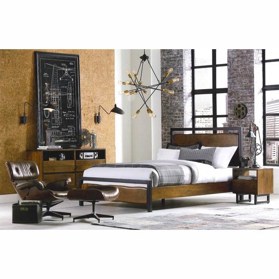 Aspen Wood Queen Bed - HTD