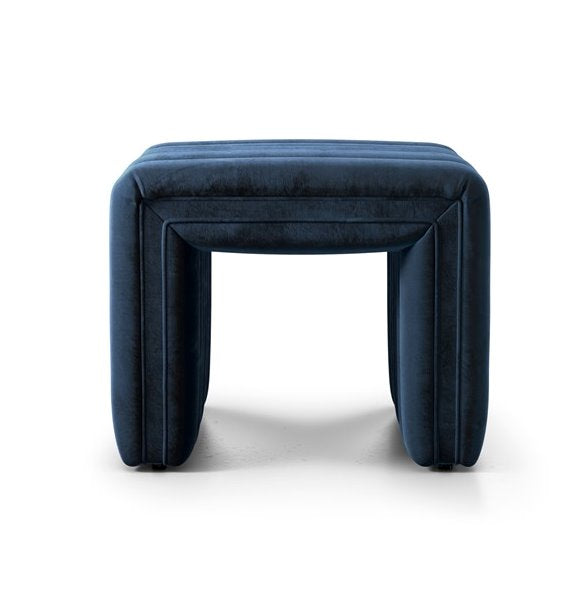 Augustine Ottoman 21"-Sapphire Navy: Product View