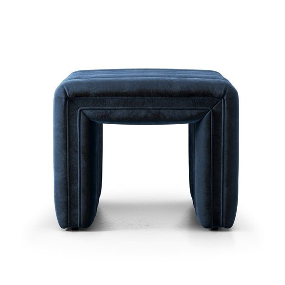 Augustine Ottoman 21"-Sapphire Navy: 2nd Product View