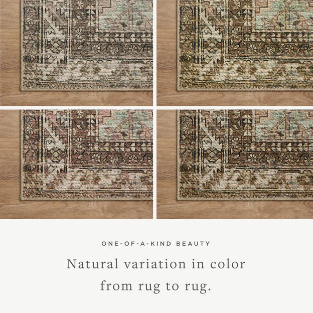 Amber Lewis x Loloi Billie Rug - one of a kind beauty, natural variation in color from rug to rug