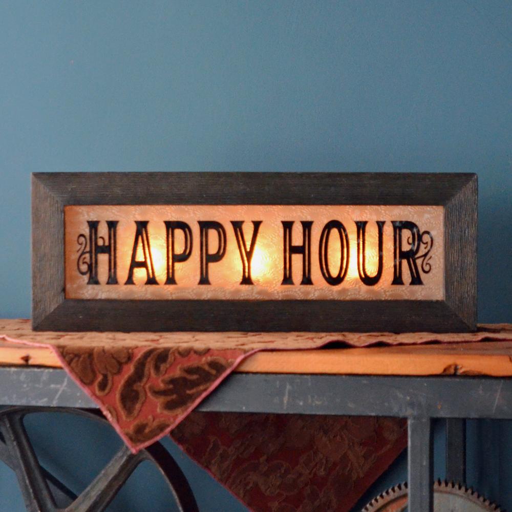 Vintage Style Light Up Archives Sign | Library Home Decor | City Home