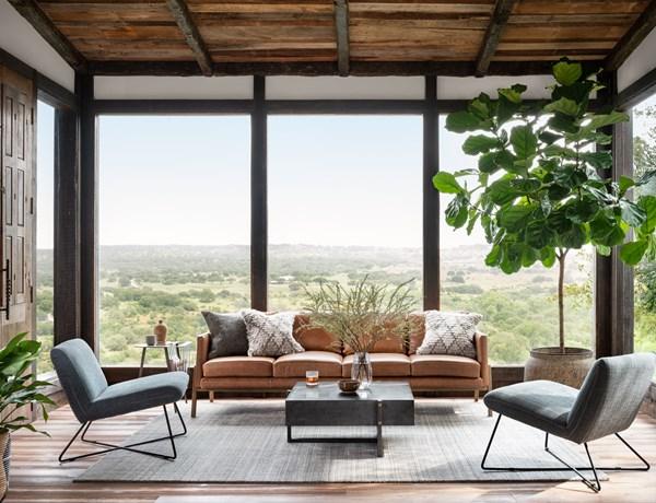 DIANA SOFA | FOUR HANDS | LEATHER CONTEMPORARY SOFA | CITY HOME