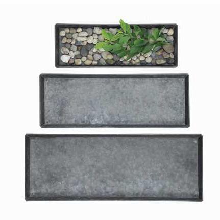 Decorative Zinc Trays - City Home - Portland Oregon - Furniture and Home Decor