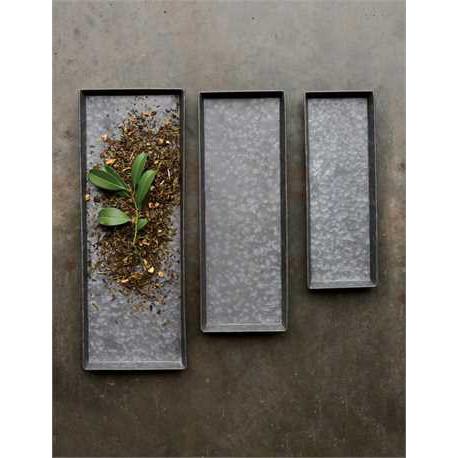Decorative Zinc Trays - City Home - Portland Oregon - Furniture and Home Decor