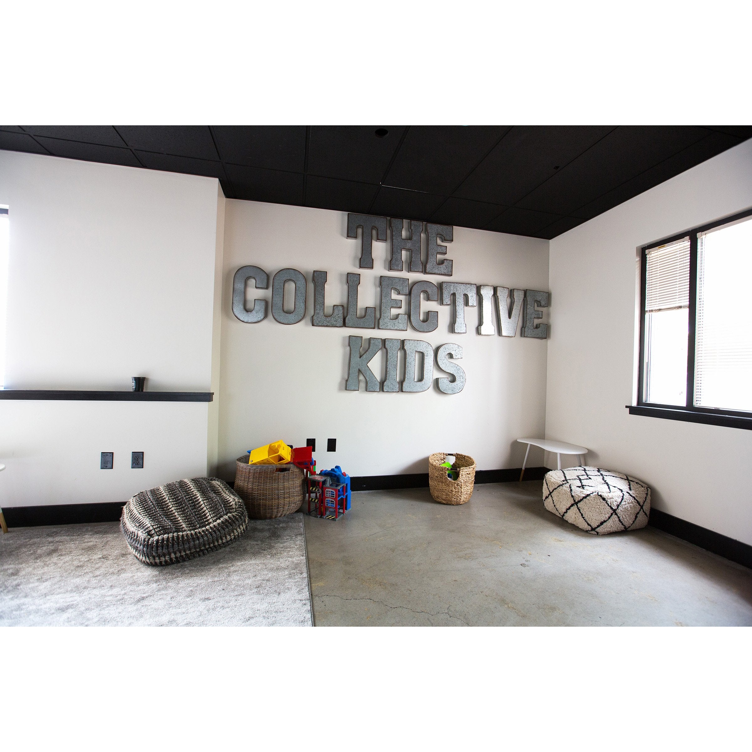 Square Turkish Kilim Fabric Pouf - Wild Shaman