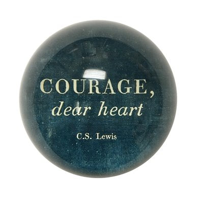 Courage Paperweight: Available at City Home PDX