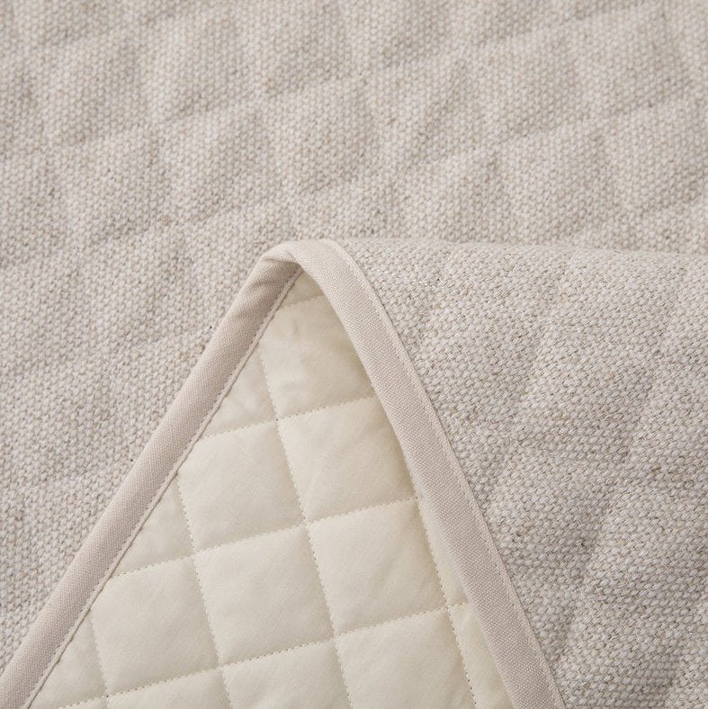 Fairfield Linen Coverlet Set: Up-Close Coverlet View