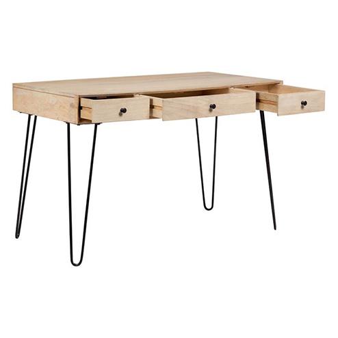 Graphik 3 Drawer Desk - Porter