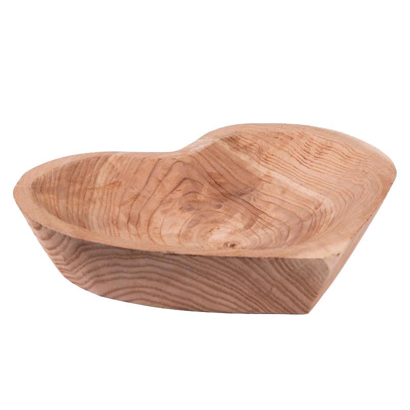 Hand-Carved Heart Bowl - Creative Co-Op