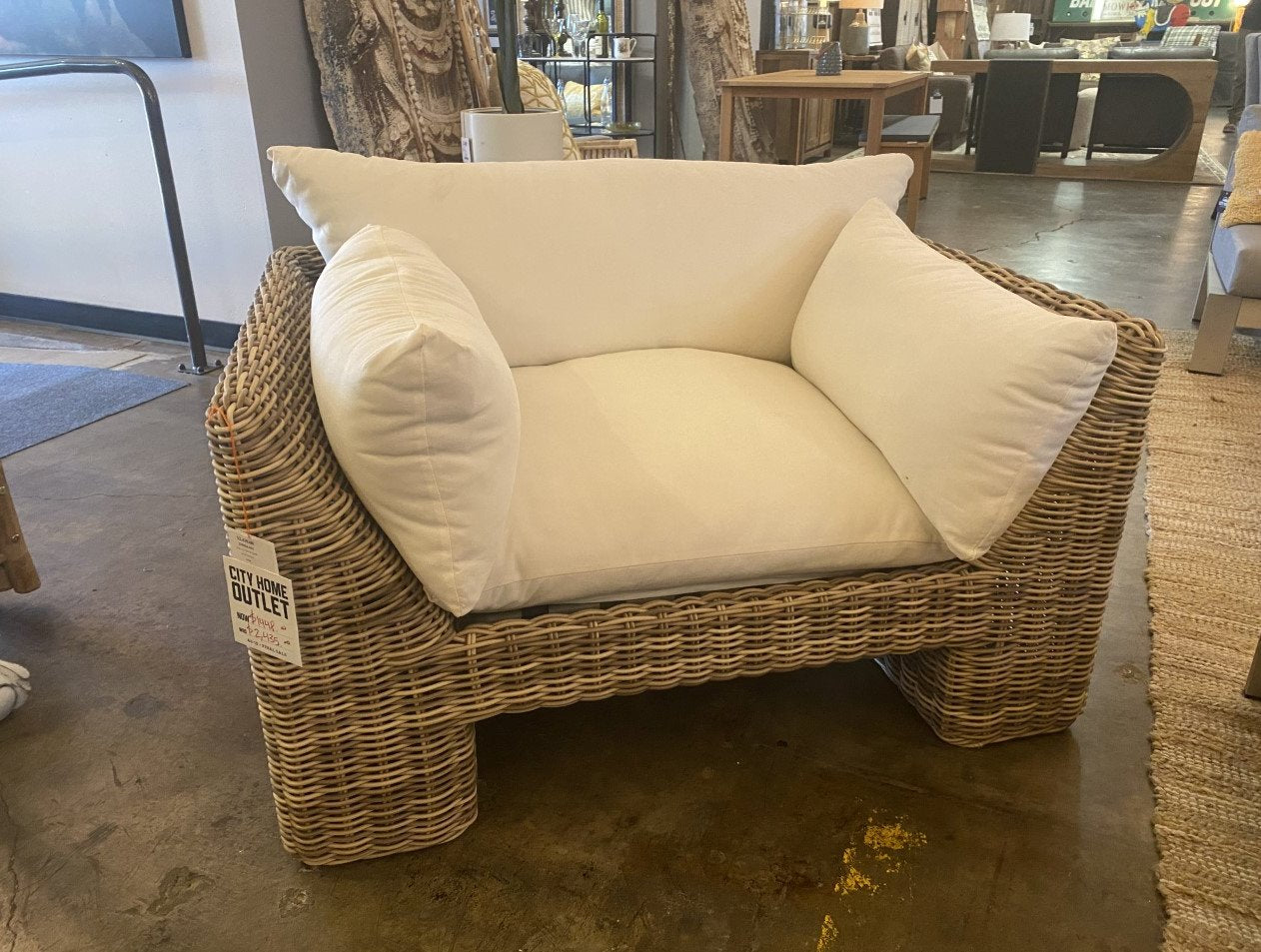 Holt Outdoor Chair: Available at City Home PDX Outlet