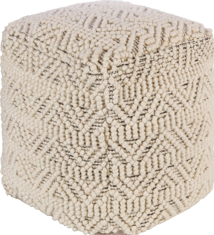 Hygge Woven Pouf: Product view