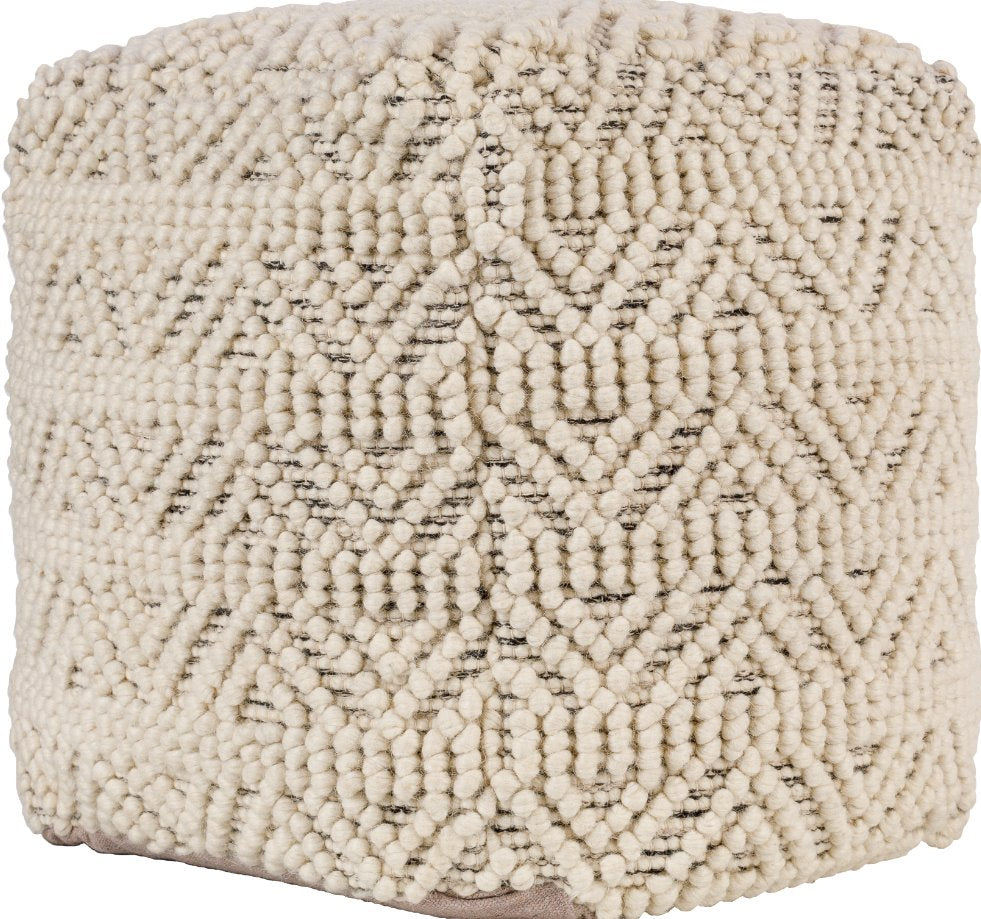 Hygge Woven Pouf: Available at City Home PDX