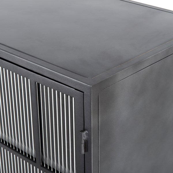 Violet sideboard top corner