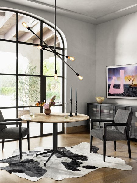 Violet sideboard styled