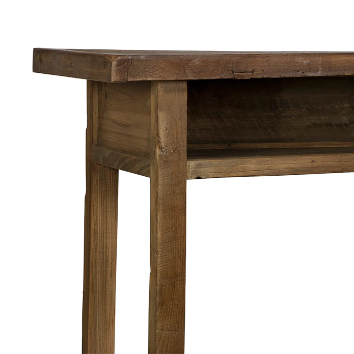 Village Console Table with Shelf detail