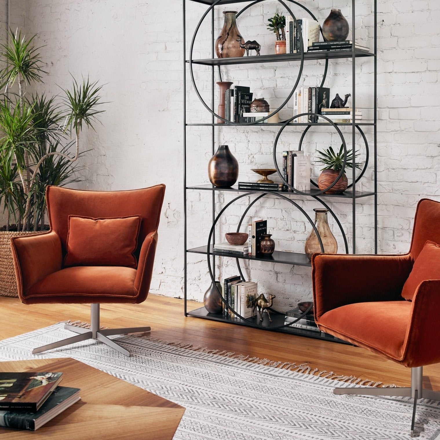 Jacob Swivel Chair - 2 Colors - Four Hands