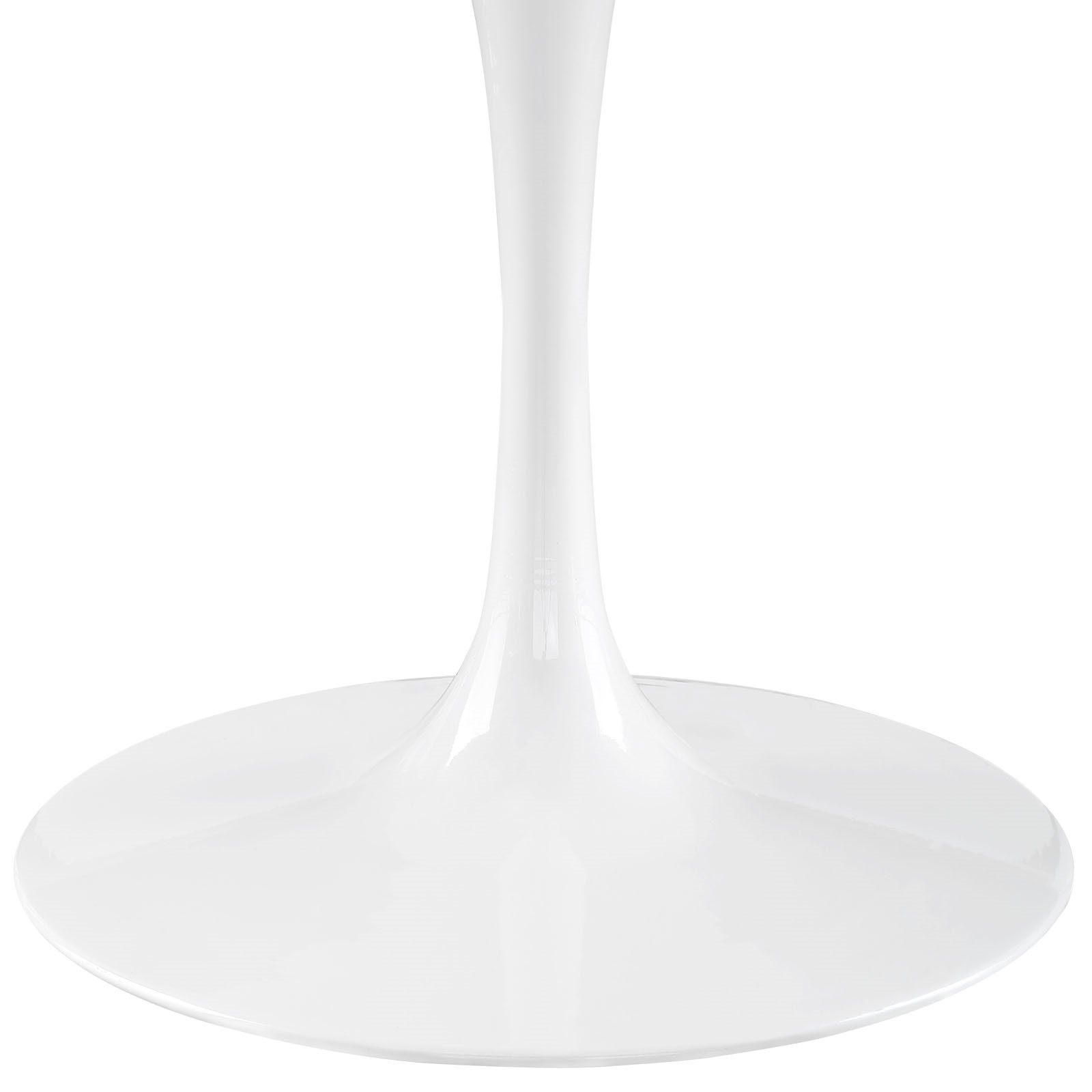 Lippa Marble-Top Tulip Table—Round, 2 sizes - Modway