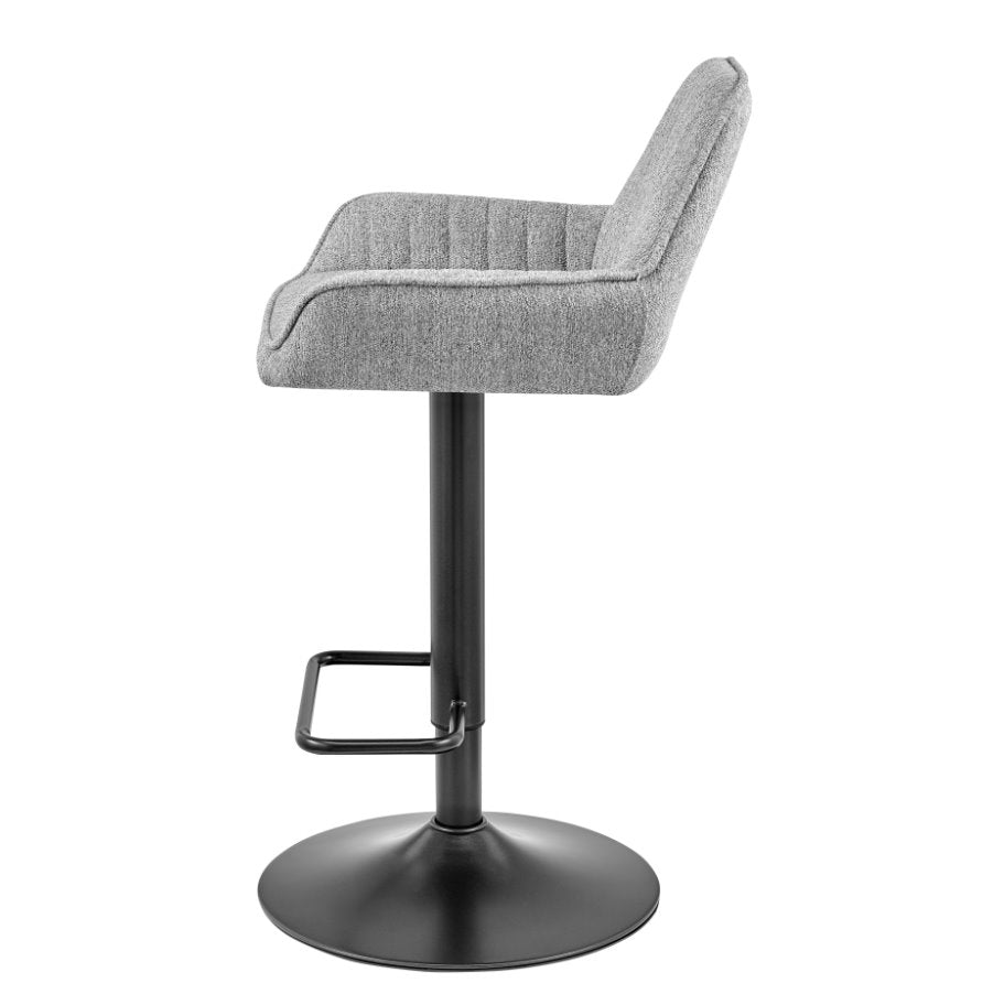 Luther Swivel Gaslift Bar Stool: Product side view